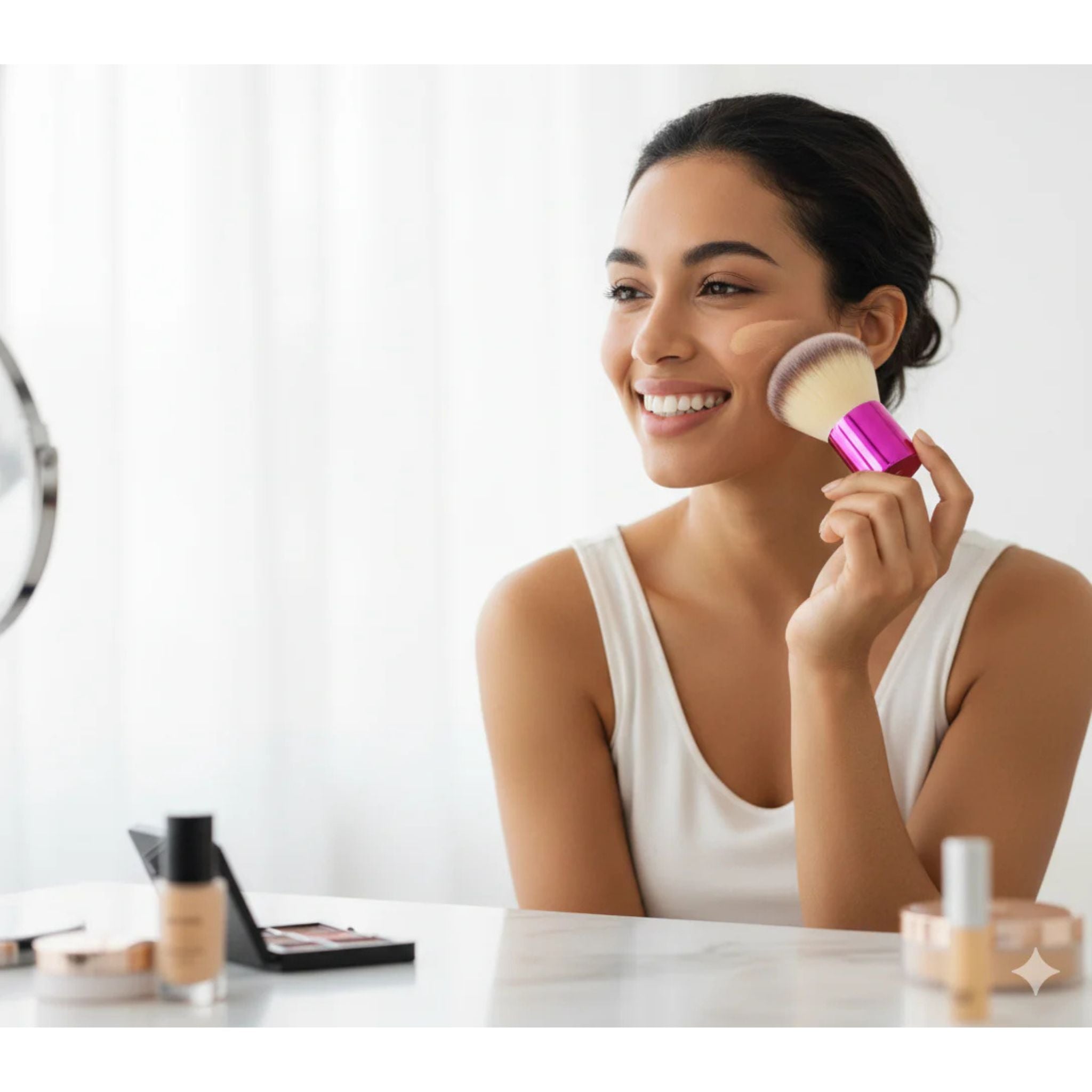 BROCHA DE MAQUILLAJE KABUKI ELEMENTS CONCEPT JULIE