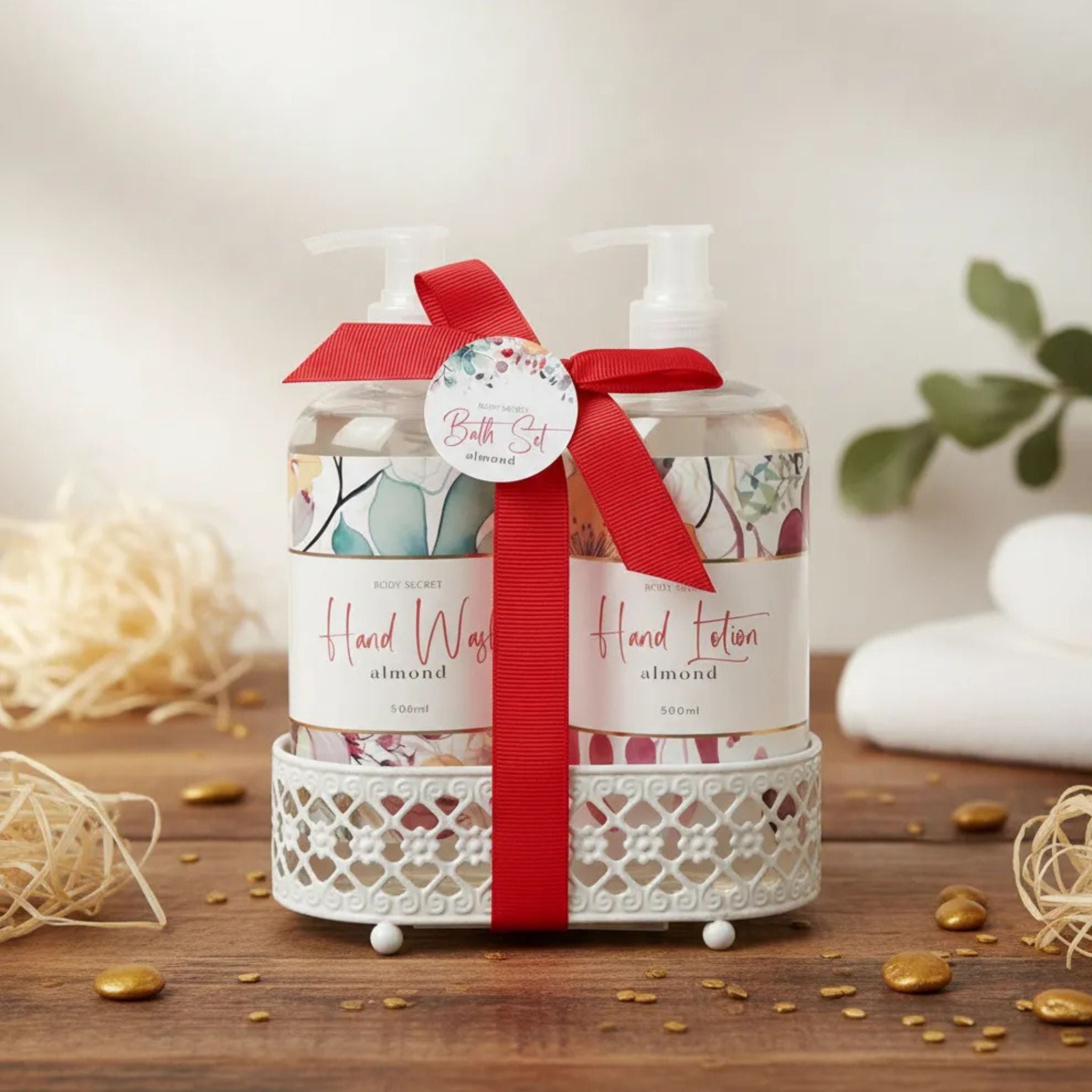 CREMA Y LOCION MANOS SET CUERPO BODY SECRET DUO 500 ml x 2u