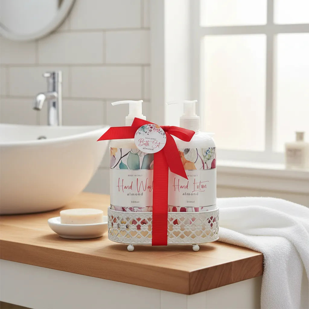 CREMA Y LOCION MANOS SET CUERPO BODY SECRET DUO 500 ml x 2u