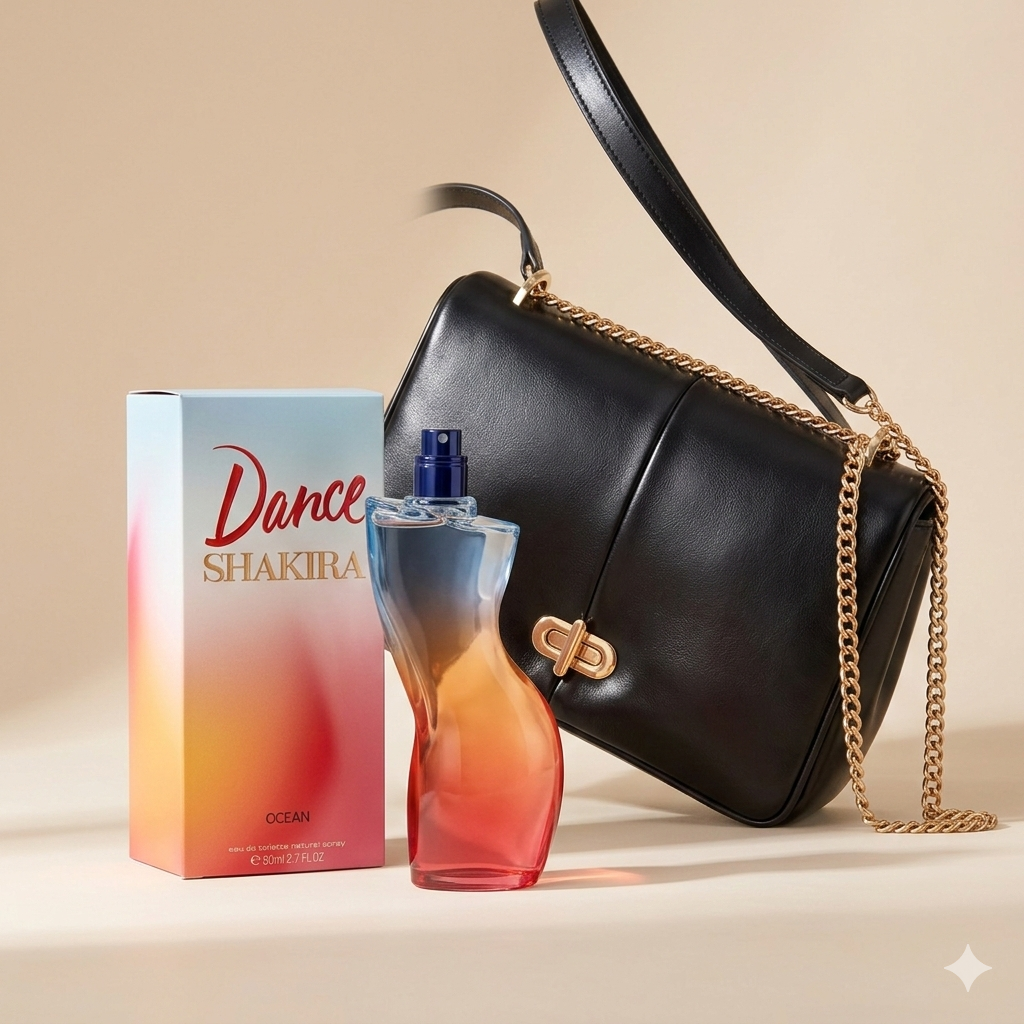 Kit Energía Vibrante – Shakira Dance Ocean + Cartera Sfera